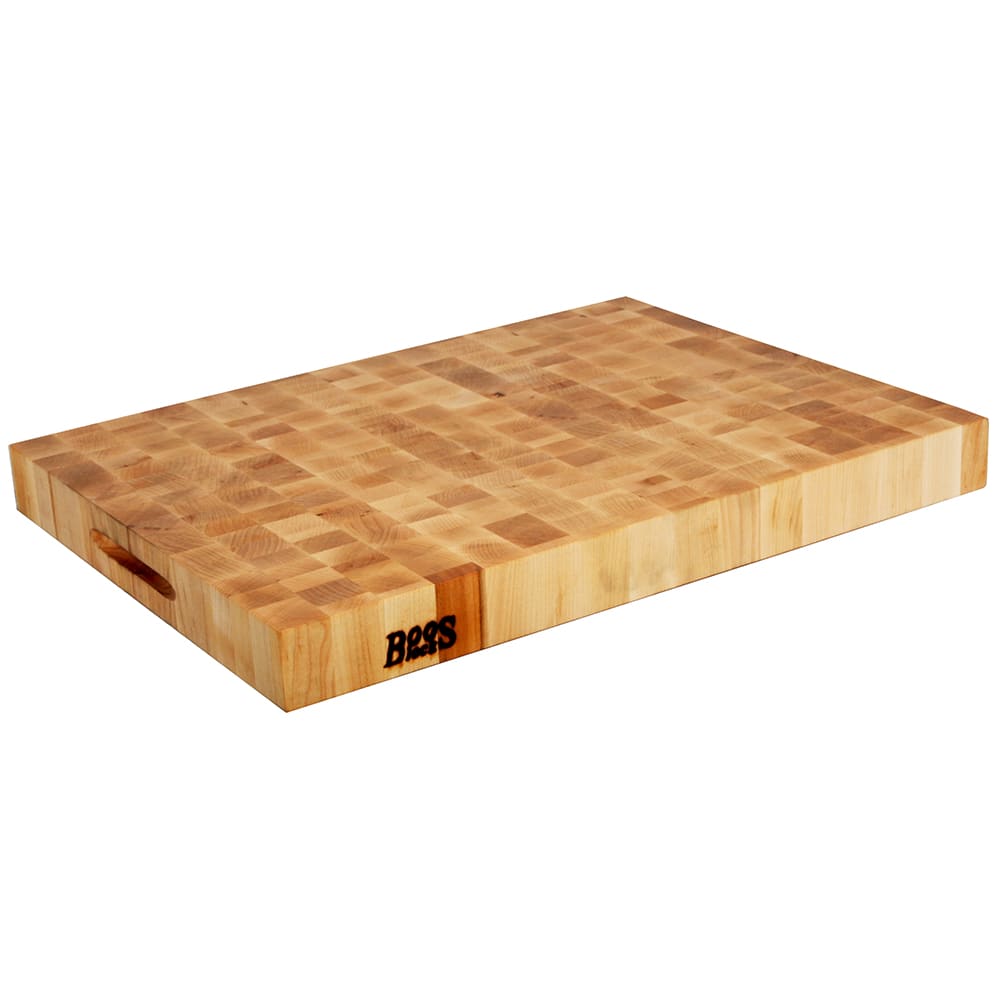 John Boos CCB2418-225 Chopping Block, 24x18x2 1/4", Hard Rock Maple, Reversible