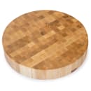 John Boos CCB24-R Chopping Block, 24" Dia, 4" Hard Rock Maple End Grain thumbnail 2