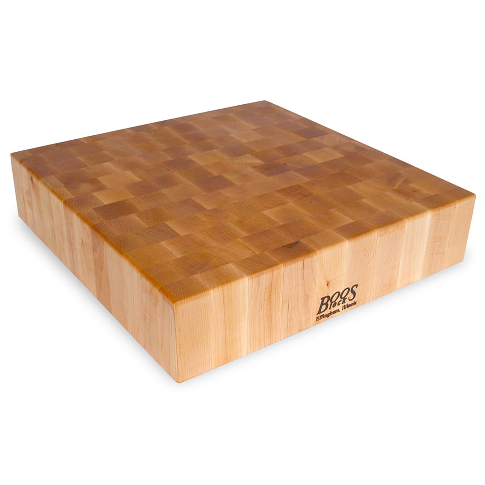 John Boos CCB24-S Chopping Block, 24 x 24", 4" Hard Rock Maple End Grain