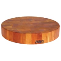 John Boos CHY-CCB143-S Cherry Wood Chopping Block, Non-Reversible, 14" Square 3" End Grain thumbnail 3