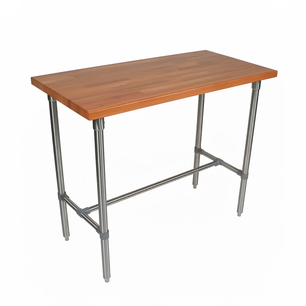 John Boos CHY-CUCKNB430-40 Cucina Americana Classico Table, Cherry, 48 x 30 x 40" H