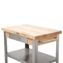 John Boos CUCE30 Cucina Elegante Cart w/ Undershelves, Drawer & NO Drop Leaves thumbnail 3