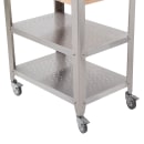 John Boos CUCE30 Cucina Elegante Cart w/ Undershelves, Drawer & NO Drop Leaves thumbnail 4
