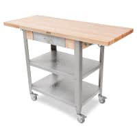 John Boos CUCE30 Cucina Elegante Cart w/ Undershelves, Drawer & NO Drop Leaves thumbnail 6