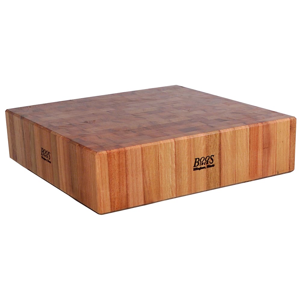 John Boos CUCLA24T Cucina Laforza Butcher Block, 24"W x 24"L x 6"H, TOP ONLY, Maple