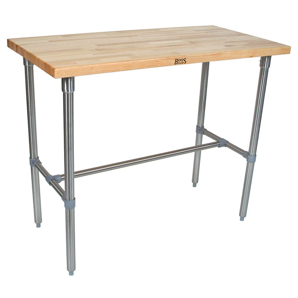 John Boos CUCNB02-40 Cucina Americana Classico Table, Hard Maple, 48 x 24 x 40" H