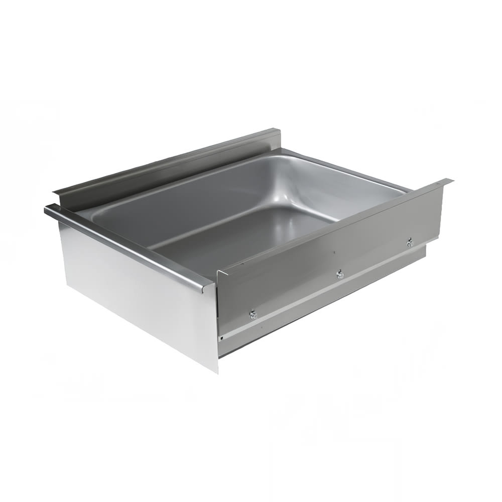 John Boos DR2015-W Drawer for Wood Tables - Roller Bearings, 15x20x5", Stainless