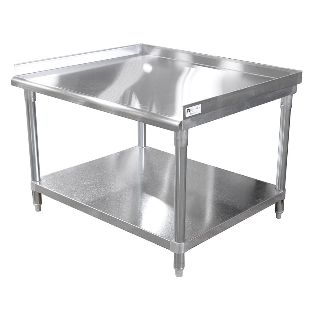 John Boos EES8-3024 Equipment Stand w/ Adjustable Galvanized Undershelf & Legs, 24 x 30"
