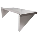 John Boos EWS8-1248 Solid Wall Mounted Shelf, 48"W x 12"D, Stainless thumbnail 2