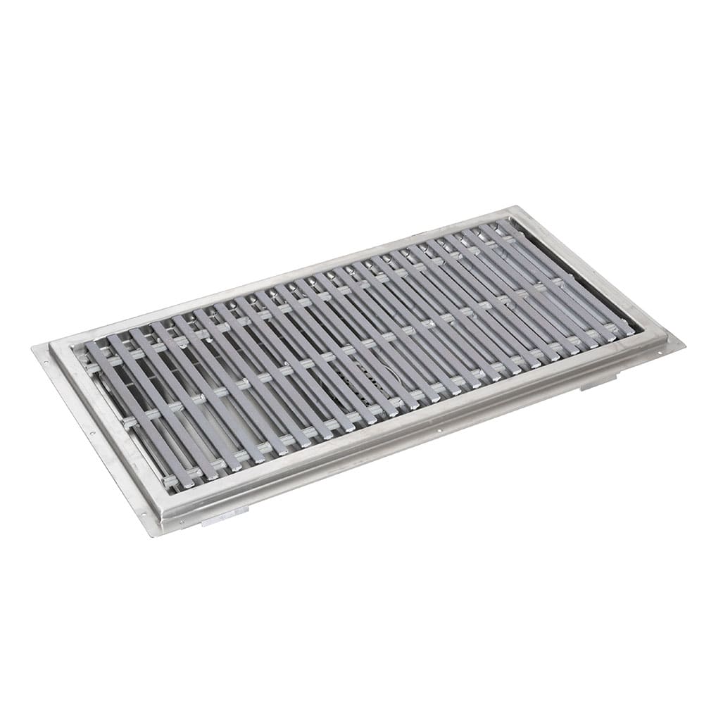 John Boos FTFG-1224-X Floor Trough w/ Subway-Style Grating - 24"L x 12"W, Stainless Steel