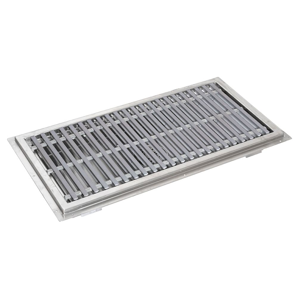 John Boos FTFG-1836-X Floor Trough w/ Subway-Style Grating - 36"L x 18"W, Stainless Steel