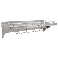 John Boos GRWS36 Solid Wall Mounted Shelf, 36"W x 12"D, Stainless thumbnail 4