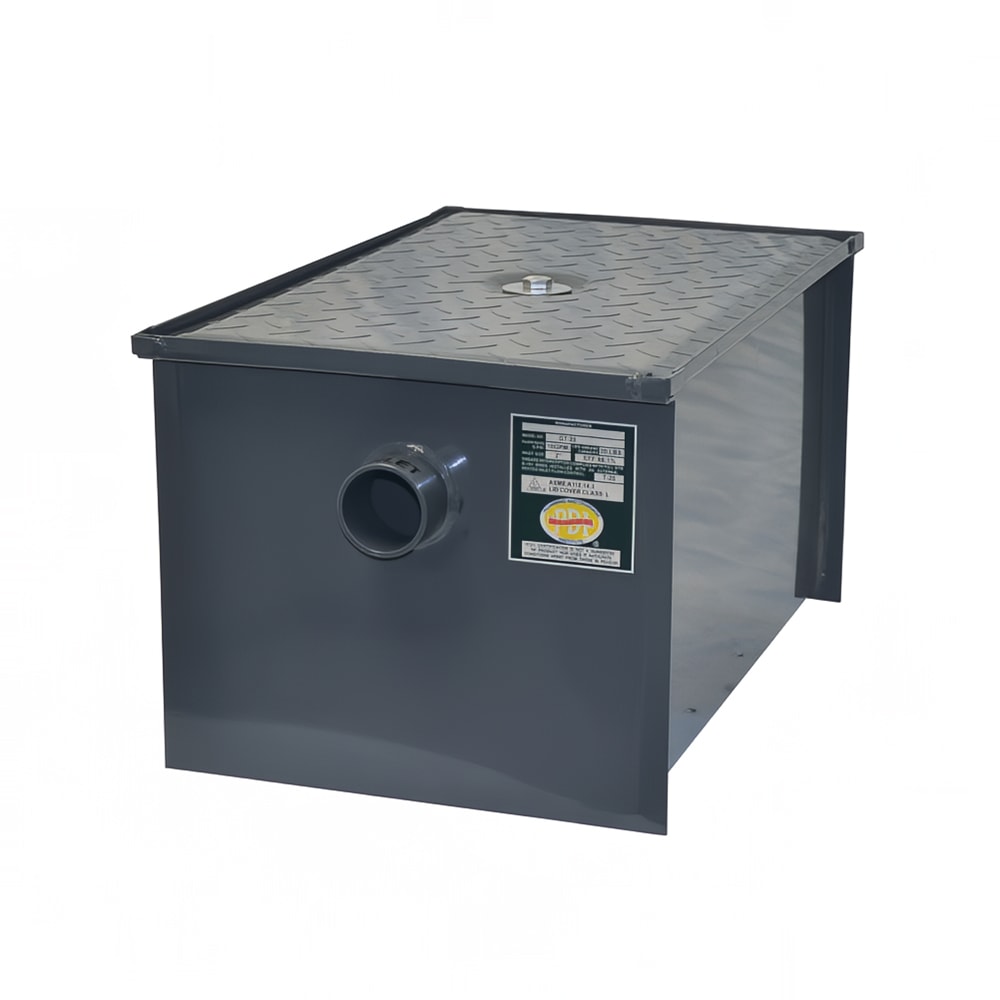 John Boos GT-100 Grease Interceptor w/ 50 GPM Capacity, Carbon Steel, Size #100