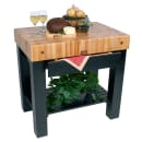 John Boos HMST36245 Homestead Block w/ Slatted Lower Shelf & Utensil Drawer, Black Base thumbnail 2