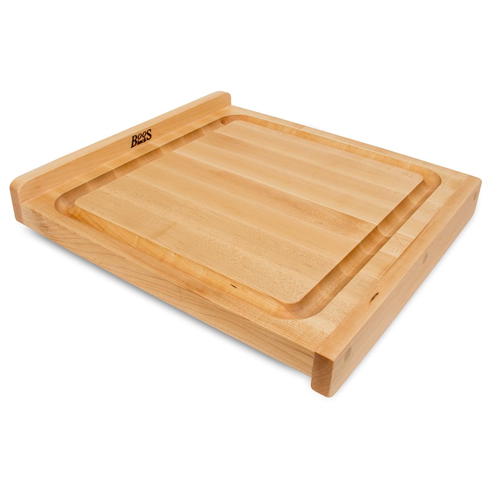 John Boos KNEB17 Countertop Kneading Board, Maple, Grooved, 17 1/4" Sqare, 1 1/4" Thick