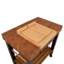 John Boos KNEB17 Countertop Kneading Board, Maple, Grooved, 17 1/4" Sqare, 1 1/4" Thick thumbnail 4