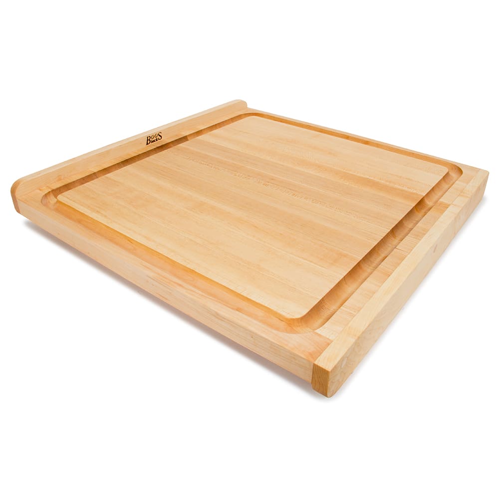 John Boos KNEB24S Countertop Kneading Board, Maple, Grooved, 23 3/4" Square, 1 1/4" Thick