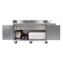 John Boos MCS3-1014-HS-X 43 13/16"H Portable Sink w/ (3) 5"D Bowls, Soap Dispenser thumbnail 2