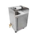 John Boos MHS-2624 Commercial Hand Sink w/ 10"L x 14"W x 10"D Bowl, Gooseneck Faucet thumbnail 2