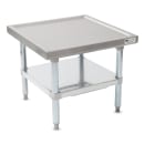John Boos MS4-2424GSK 24" Mixer Table w/ Galvanized Undershelf Base, 24"D thumbnail 2