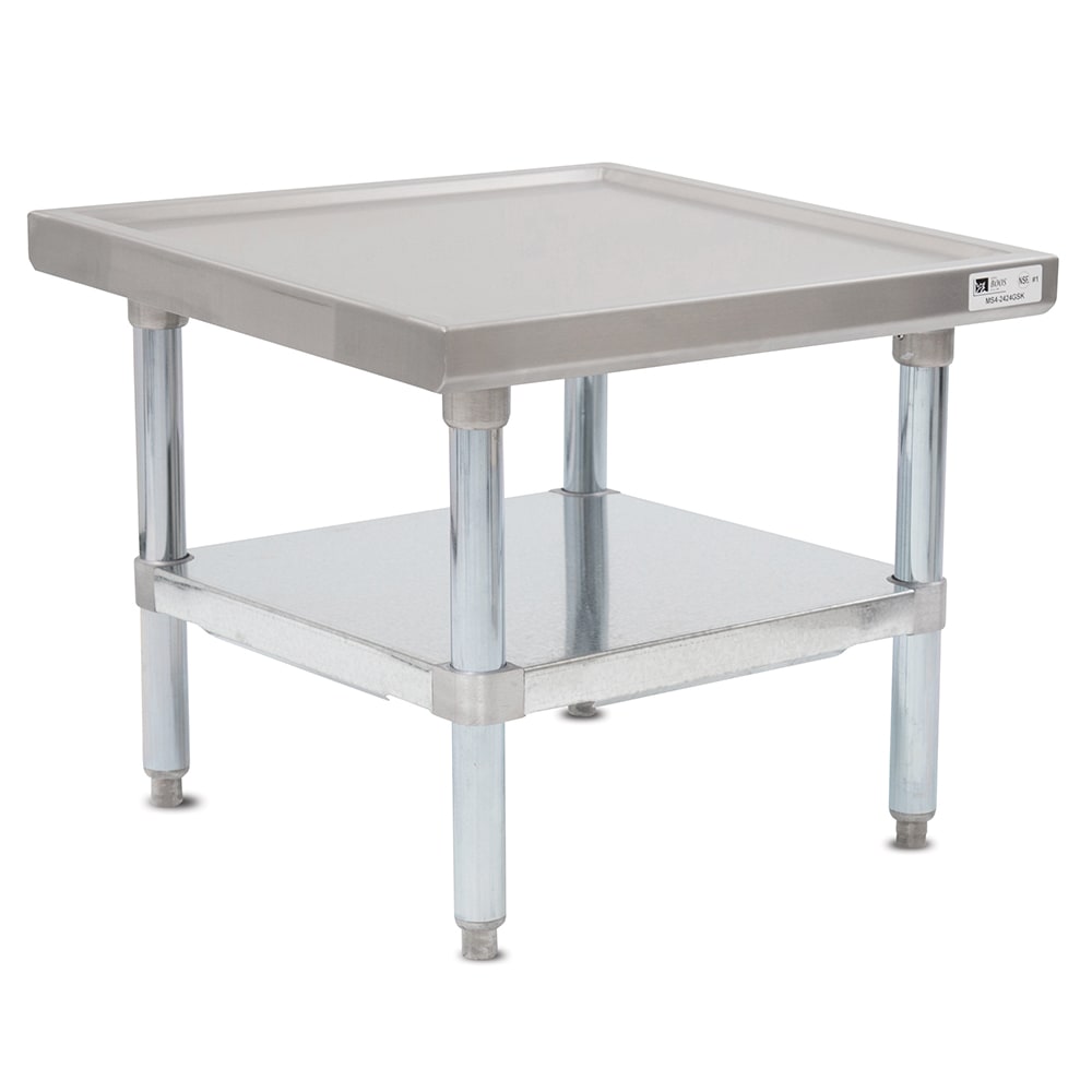 John Boos MS4-3030GSK 30" Mixer Table w/ Galvanized Undershelf Base, 30"D
