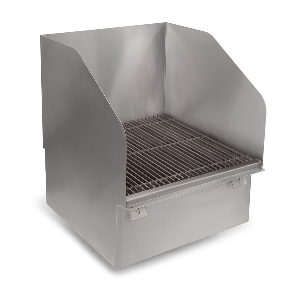 John Boos PBMS-FMSG-SSLR-X Floor Mount Mop Sink w/ 10"D Bowl, Side Splashes