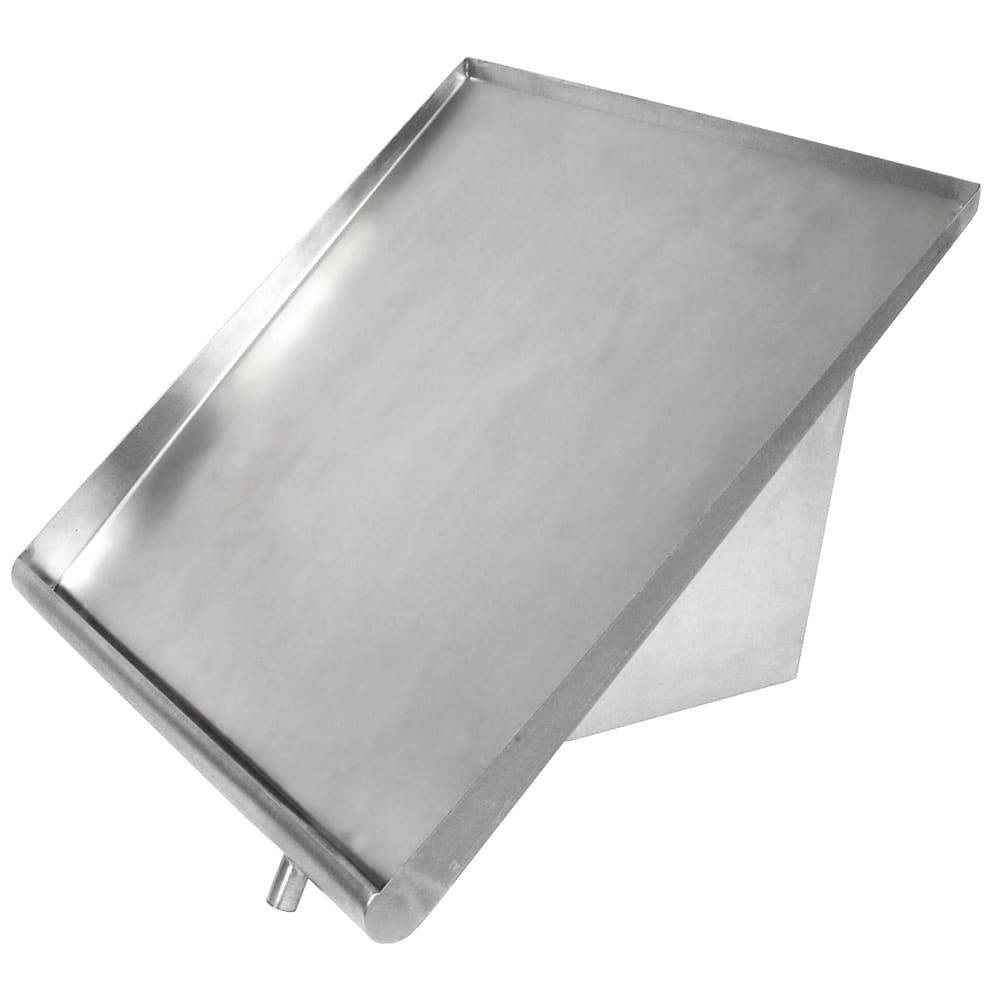 John Boos PB-SRW-21 Solid Wall Mounted Sorting Shelf, 21"W x 18"D, Stainless