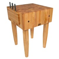 John Boos PCA2 10" Maple Top Butcher Block Work Table - 18"L x 24"D thumbnail 5