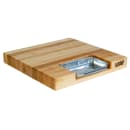 John Boos PM18180225-P Cutting Board Gift Collection w/ Pan & Maple Edge Grain, 18x18x2 1/4" thumbnail 2