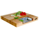 John Boos PM18180225-P Cutting Board Gift Collection w/ Pan & Maple Edge Grain, 18x18x2 1/4" thumbnail 6