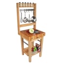 John Boos PPB3624 4" Maple Top Butcher Block Work Table w/ Undershelf- 36"L x 24"D thumbnail 2