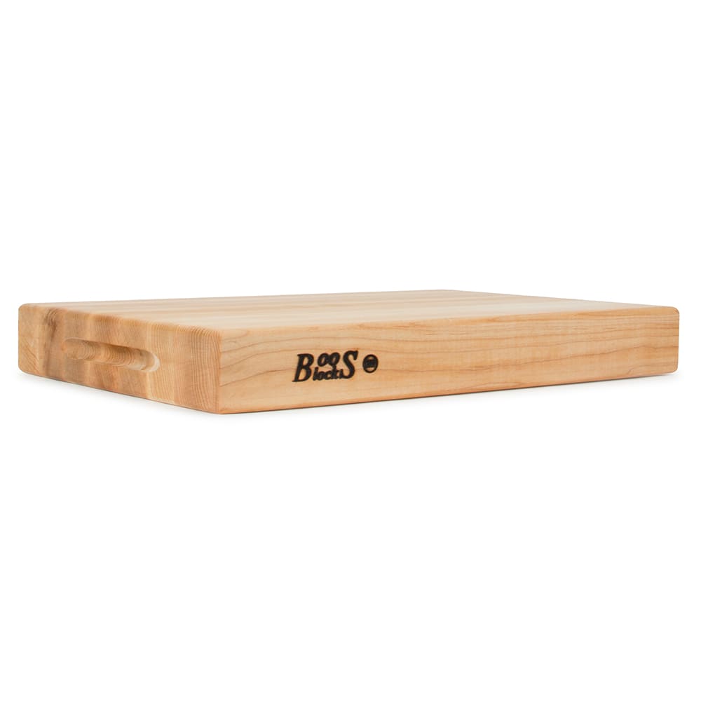John Boos RA01 Reversible Cutting Board, 12x18x2 1/4", Hard Rock Maple