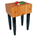 John Boos RN-LB2418 10" Cherry Top Butcher Block Work Table - 24"L x 18"D thumbnail 2