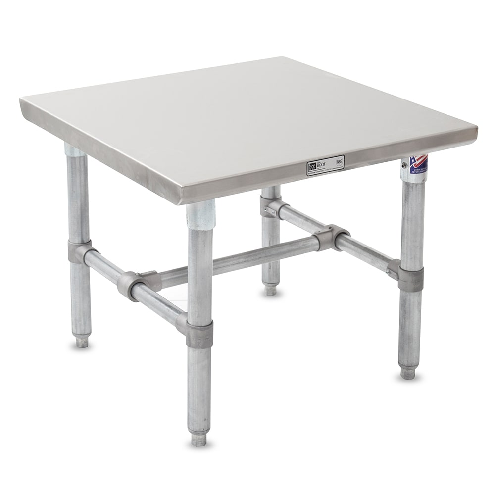 John Boos S16MS05 Machine Stand w/ Galvanized Legs & Bracing, 30 x 30"