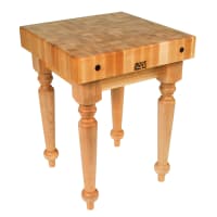 John Boos SARB2-M 4" Maple Top Butcher Block Work Table - 30"L x 24"W thumbnail 3
