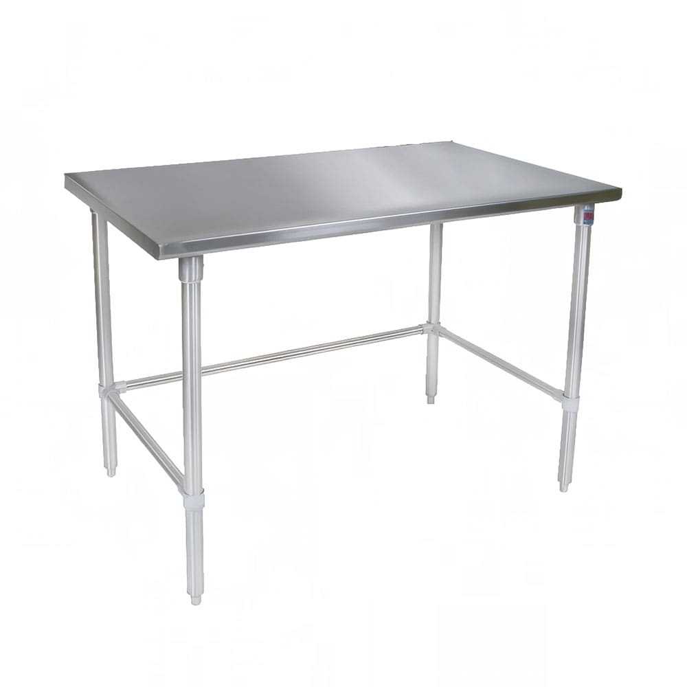 John Boos ST4-2436SBK 36" 14 ga Work Table w/ 300 Series Stainless Flat Top