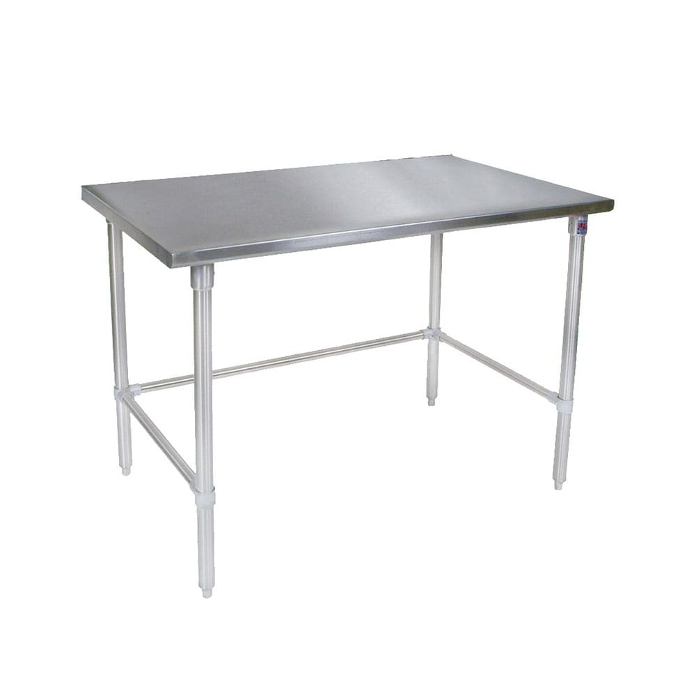 John Boos ST4-3036GSK 36" 14 ga Work Table w/ Undershelf & 300 Series Stainless Flat Top