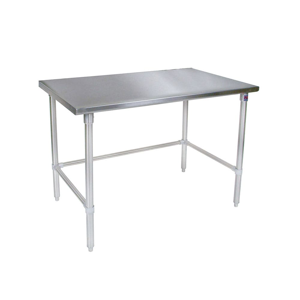 John Boos ST6-3696GBK-X 96" 16 ga Work Table w/ 300 Series Stainless Flat Top