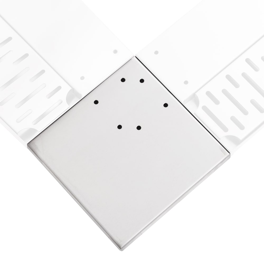 John Boos UBDR-90-OC-X 90° Outside Corner Filler for Bar Drink Rail