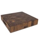 John Boos WAL-CCB151503 Chopping Block w/ Grips, 15x15x3", Walnut, Reversible thumbnail 2