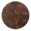 John Boos WAL-CCB183-R Walnut Chopping Block, Non-Reversible, End Grain, 18" Dia x 3" Thick thumbnail 4