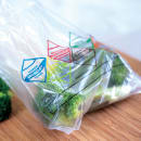 Handgards Tuffgards Printed Saddle Pack Preportion Bag - Weekly, 6 1/2" x 7", HDPE (303679817) thumbnail 2