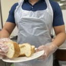 Handgards Valugards Disposable Embossed Poly Apron - 24" x 42", White (304663100) thumbnail 2