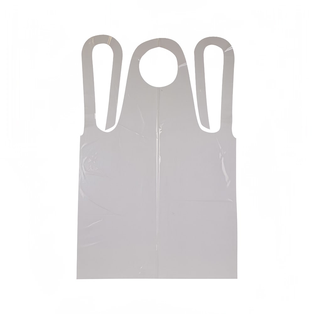 Handgards Neatgards Disposable Embossed Poly Apron - 28" x 46", Clear (303764023)