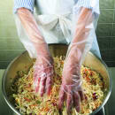 Handgards Disposable Poly Elbow Gloves - Powder Free, Clear, One Size (303120273) thumbnail 2