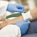 Handgards Examgards Nitrile Exam Gloves - Powder Free, Blue, Small (304340271) thumbnail 2