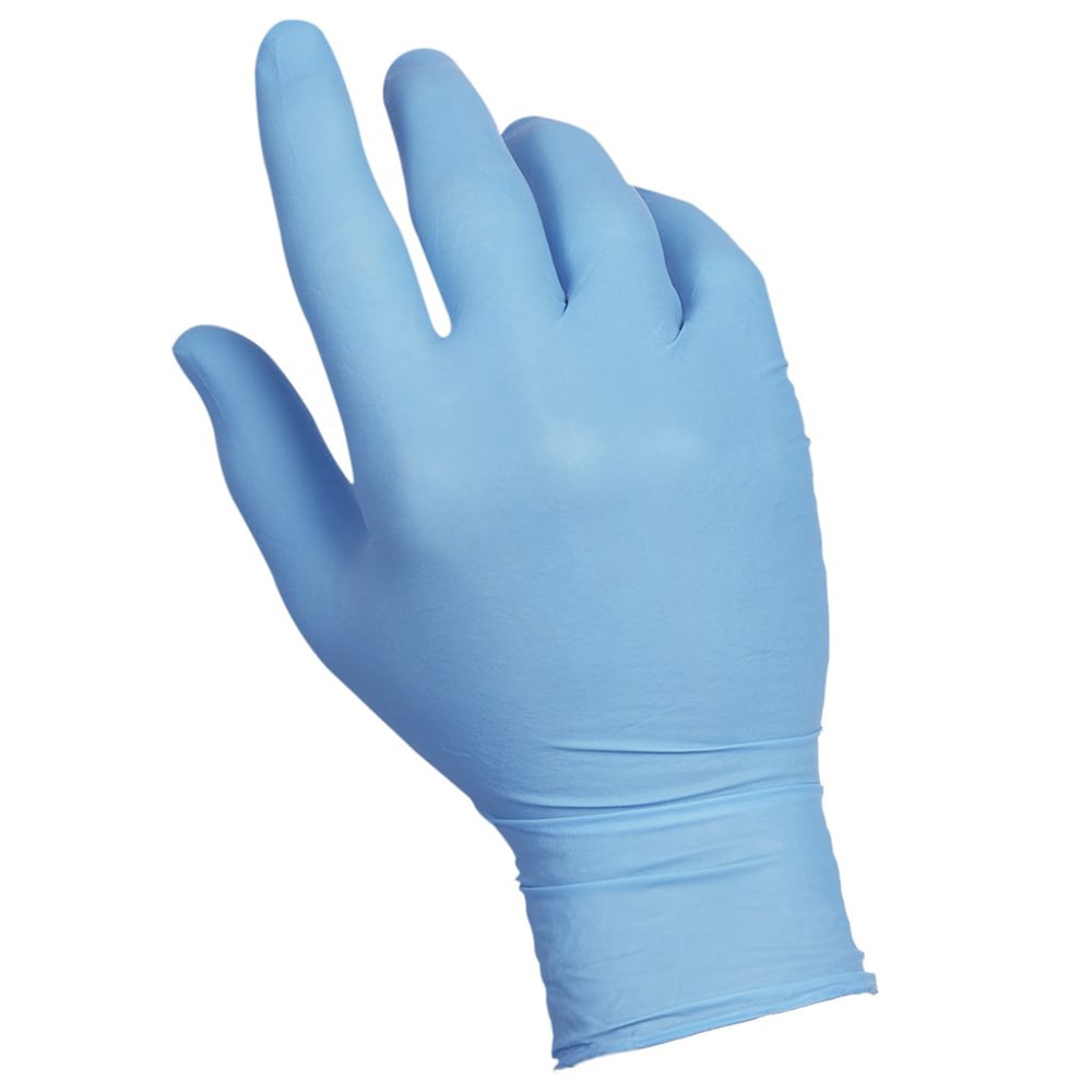 Handgards Basicgards General Purpose Vitrile Gloves - Powder Free, Blue, Medium (304363572)