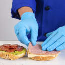 Handgards Basicgards General Purpose Vitrile Gloves - Powder Free, Blue, Medium (304363572) thumbnail 2