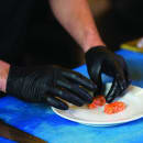 Handgards Basicgards General Purpose Vitrile Gloves - Powder Free, Black, Medium (304363582) thumbnail 2