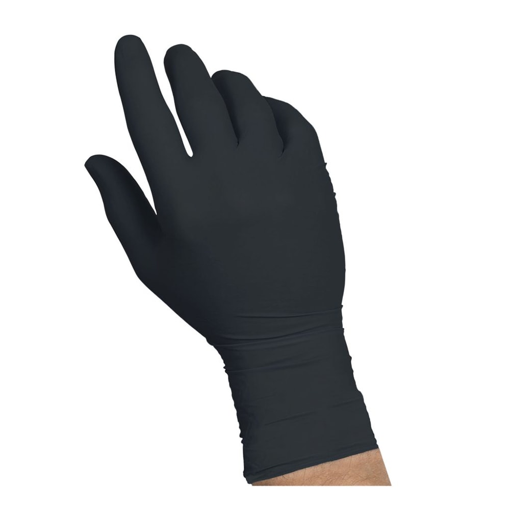Handgards Basicgards General Purpose Vitrile Gloves - Powder Free, Black, X-Large (304363584)
